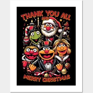 Thank You All & Merry Christmas Posters and Art